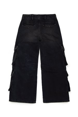 Black cotton jeans DIESEL KIDS | J01725KXBMMK02